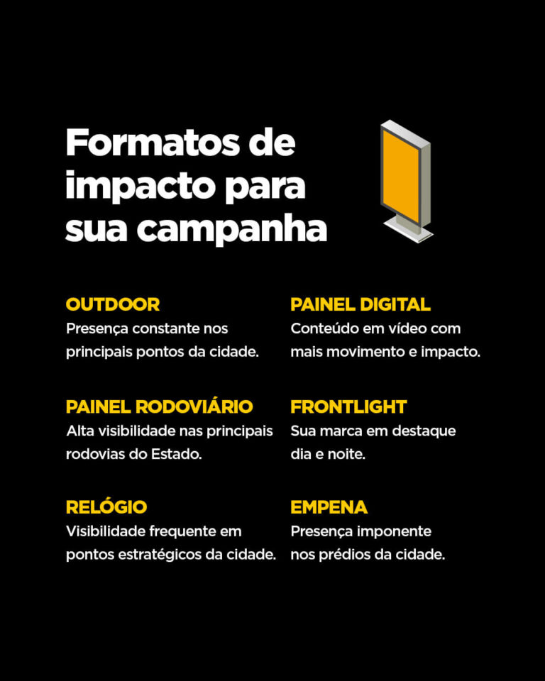J. Silva Painéis Outdoor, Painel Digital, Painel Rodoviário, Frontlight, Empena, Relógio, Ático e Totens